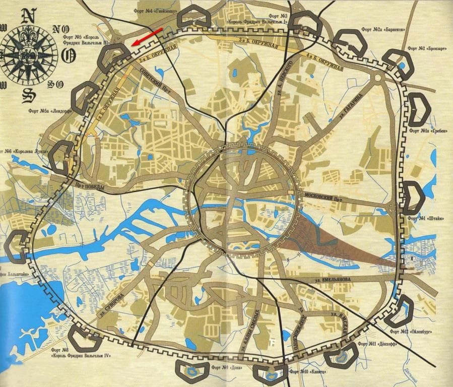 Ворота калининграда: восемь городских ворот кенигсберга