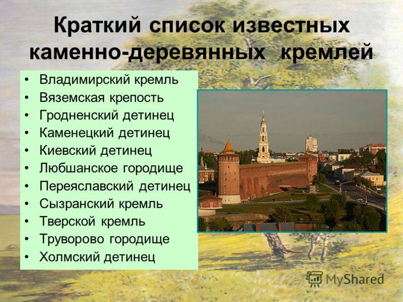 Кремль и история кремля от создания до настоящего времени