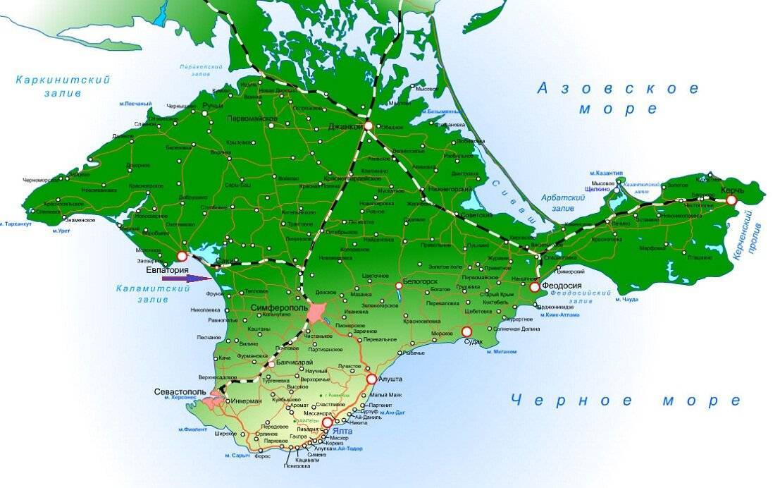 Карта отдыха в крыму 2021 с отелями | сайт поиска жилья для отдыха в крыму