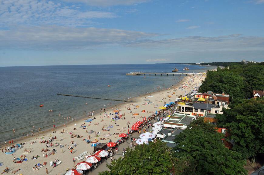 Курорты польши на балтийском море для отдыха, лечения и спорта