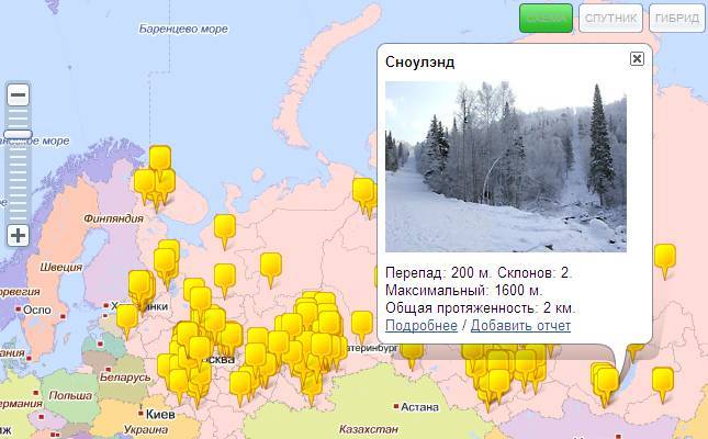 Карты россии на русском языке: дороги, города и курорты на карте россии