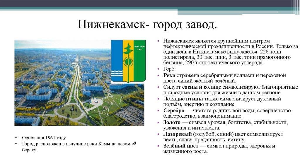 День города нижнекамск в 2021 году. история, герб, флаг нижнекамска