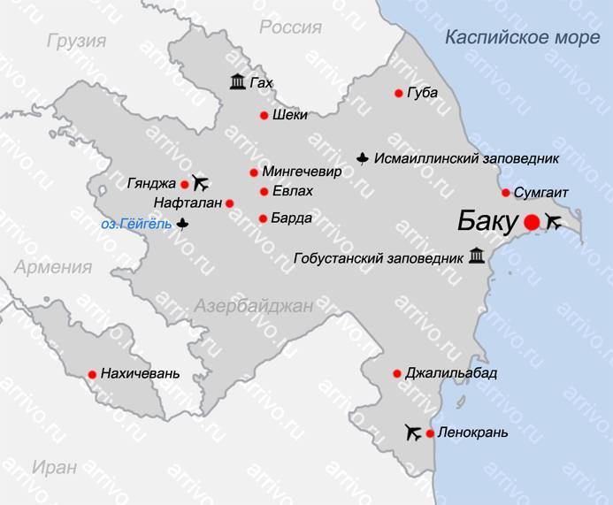 Главные достопримечательности республики азербайджан с фото и описанием