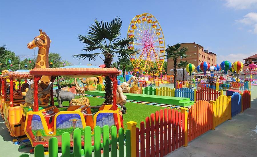 «солнечный остров» — парк для детей и взрослых в анапе