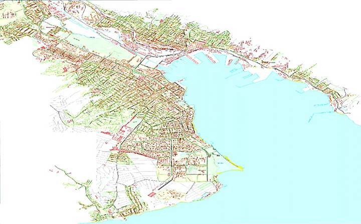 Карта новороссийска подробная: с улицами и номерами домов