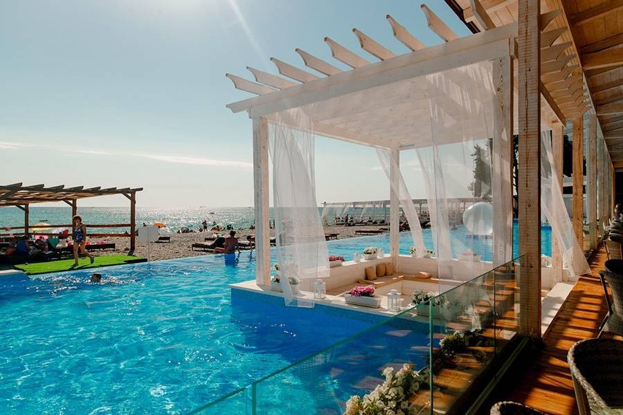 Отели районе побережья черного моря с собственным пляжем - подборка лучших гостиниц с пляжем