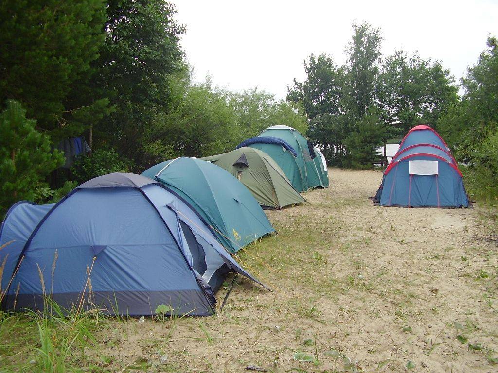 Отдых с палатками на оке - места для палаток, карта