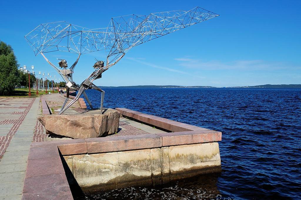 Набережная петрозаводска (онежского озера) фото, адрес, как добраться
