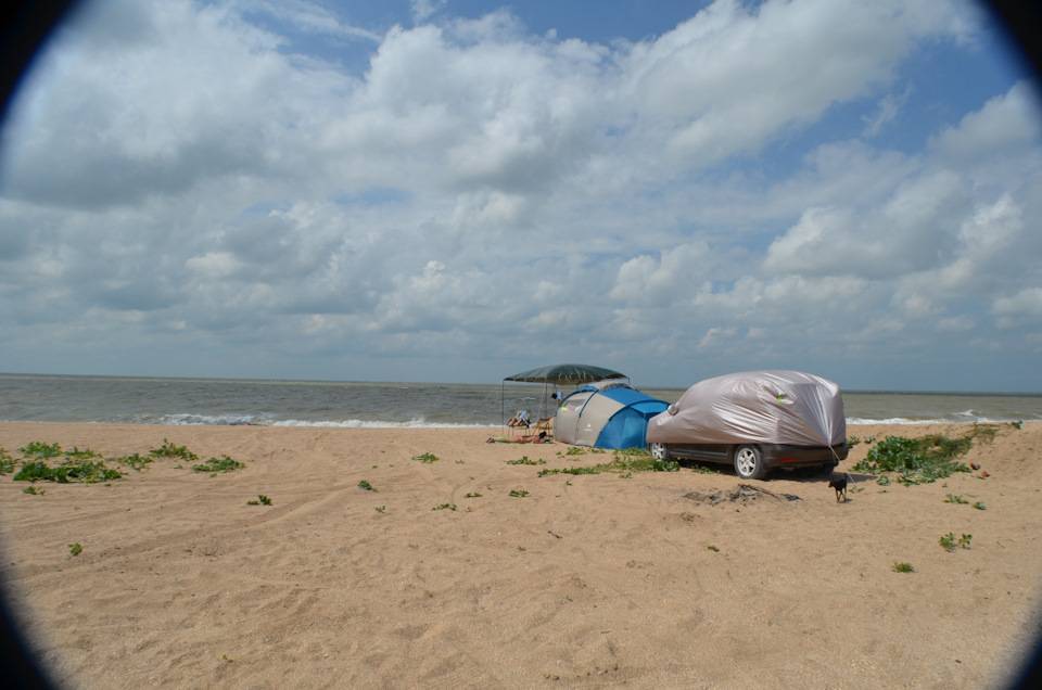 Отдых дикарями на море с палаткой — азовское море | отдых в палатках