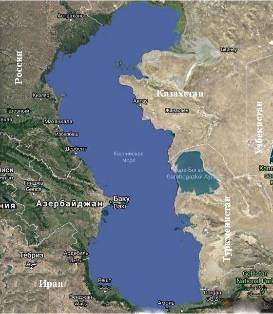 Каспийское море: описание, глубина, ширина, интересные факты