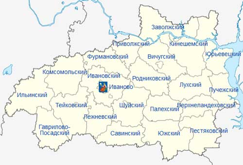 Административно-территориальное деление ивановской области - wi-ki.ru c комментариями