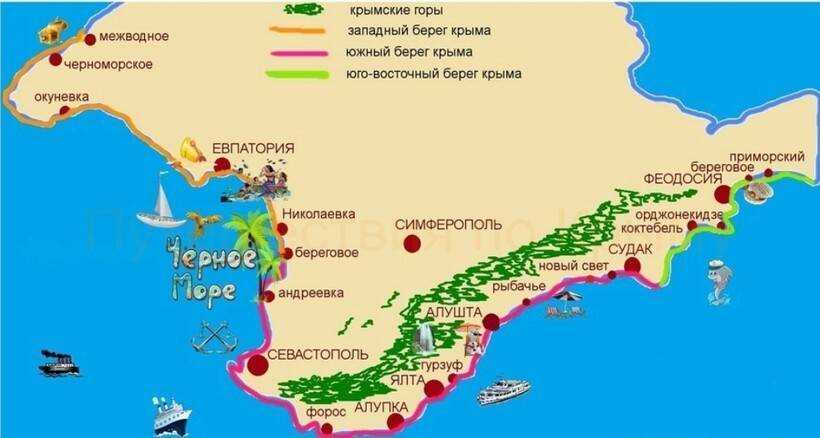 Курорты крыма — полный путеводитель