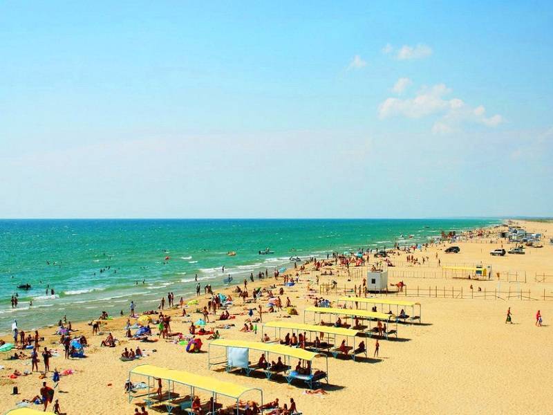 Песчаные пляжи курортов краснодарского края
