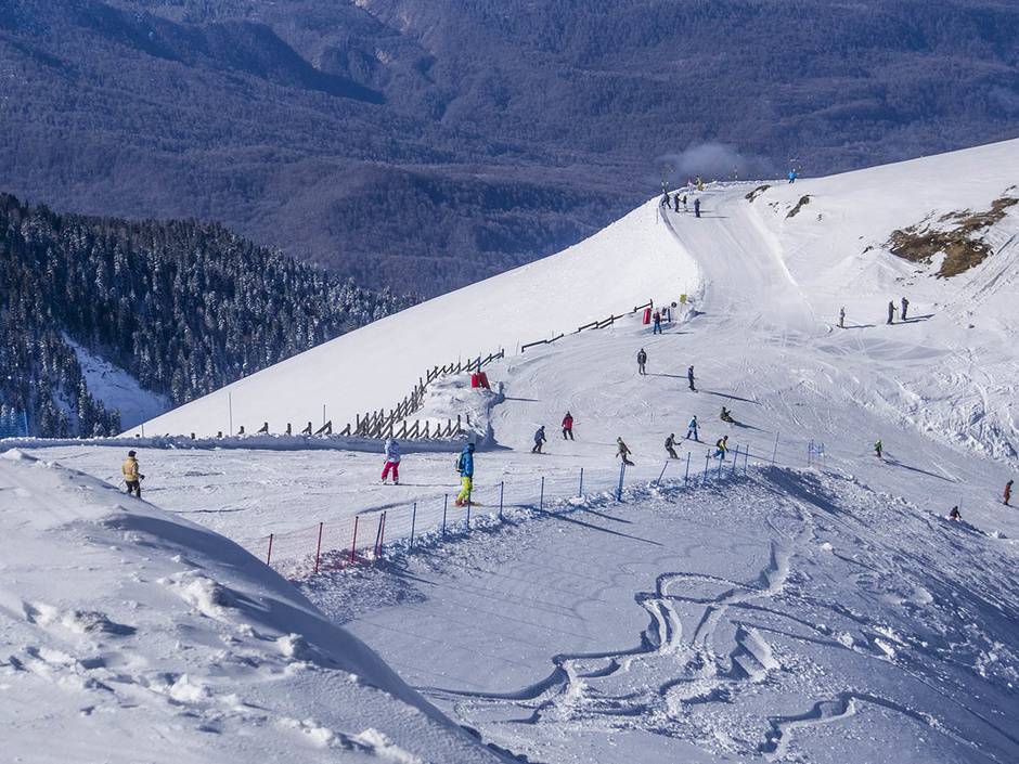 Красная поляна - горнолыжный курорт в сочи