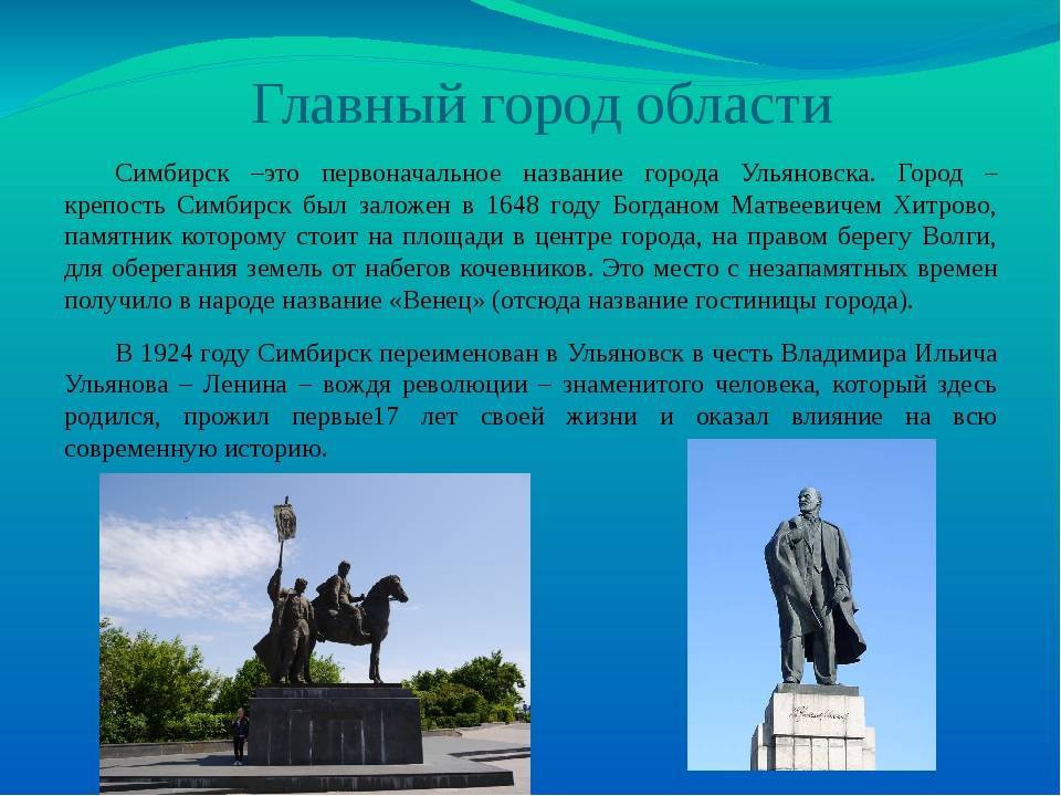 Доклад на тему город ульяновск