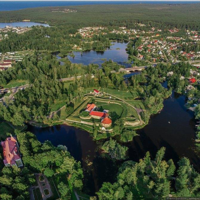 Приозерск и окрестности — примечательное место в ленинградской области