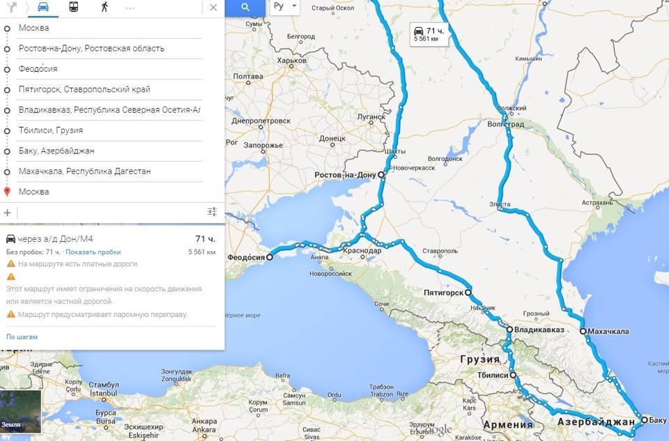Поездка из россии в азербайджан на машине: личный опыт