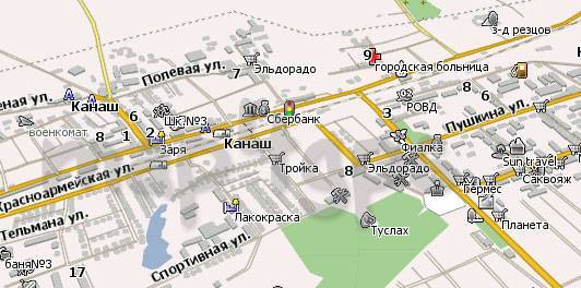 Карта белогорска