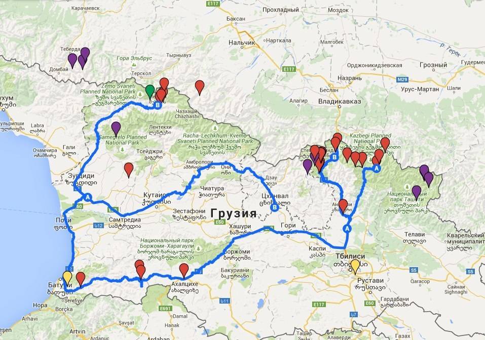 Автомобильные маршруты по грузии: фото, видео и советы