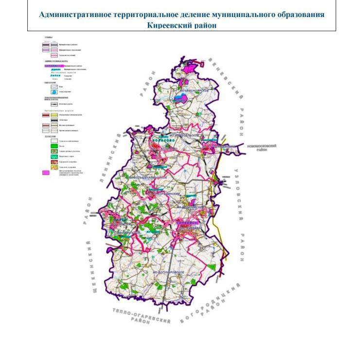 Реферат административно-территориальное деление тульской области