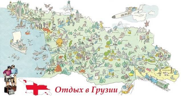 Подробная карта тбилиси на русском языке. карта тбилиси с достопримечательностями — туристер.ру